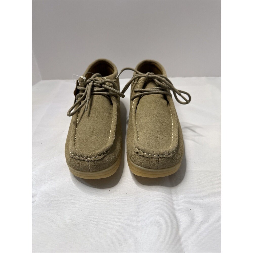 Drexlite Women’s Size 8 Tan Suede Lace Up Shoe - Picture 2 of 6